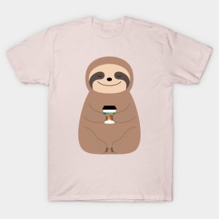 Sloth Coffee Time T-Shirt